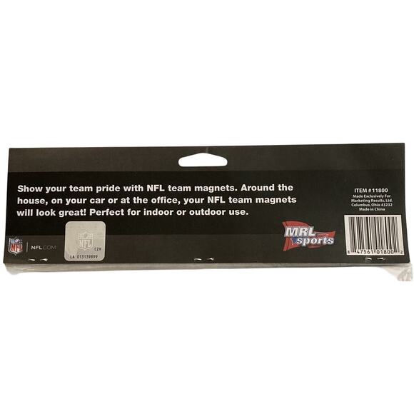 Official NFL Baltimore Ravens 4 Pack Magnets Heavy Gauge Magnetic Vinyl NIP - Picture 2 of 3